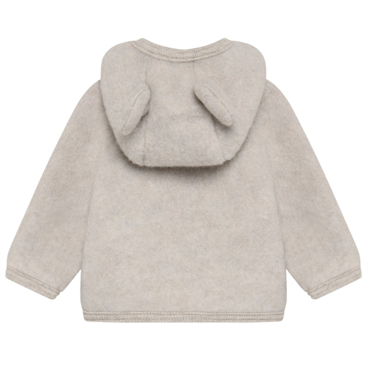 Camel Melange jacket Ears Wool Fleece - Capuchon Fashion