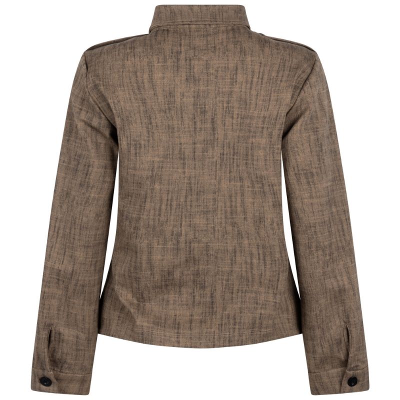 Camelbruine structured jacket Milou - Capuchon Fashion