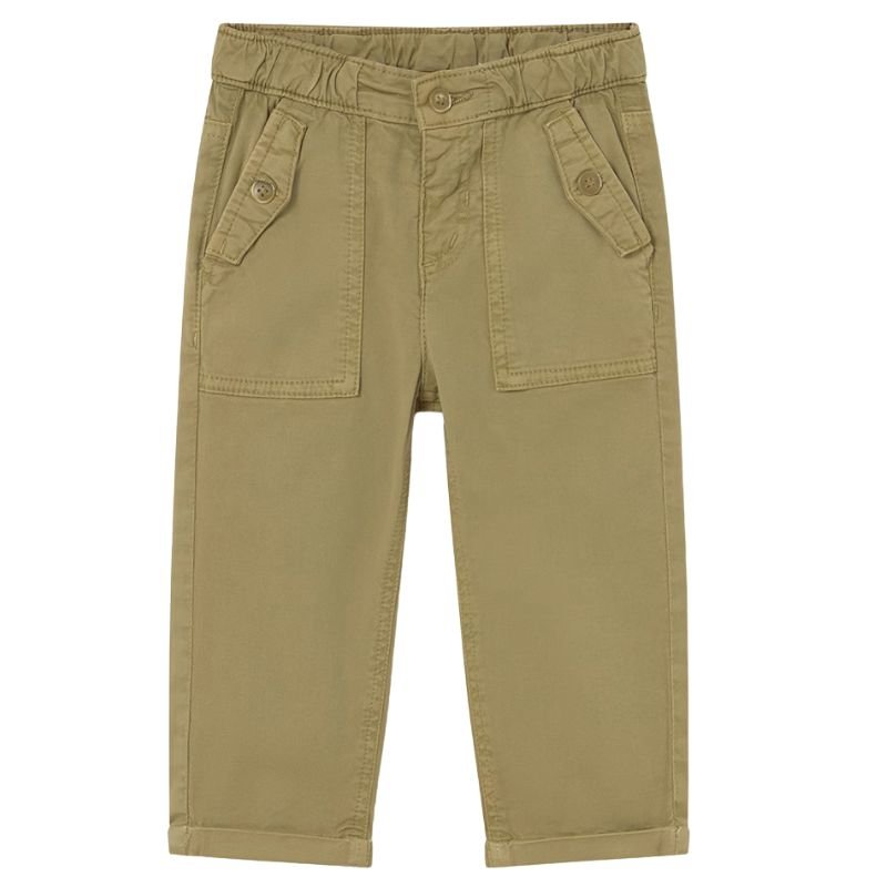 Camelbruine twill pocket pants - Capuchon Fashion