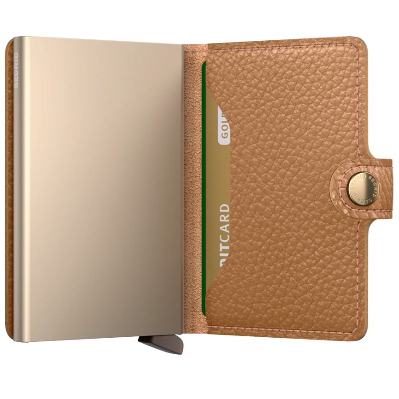 Cappuccino miniwallet Pebble - Capuchon Fashion