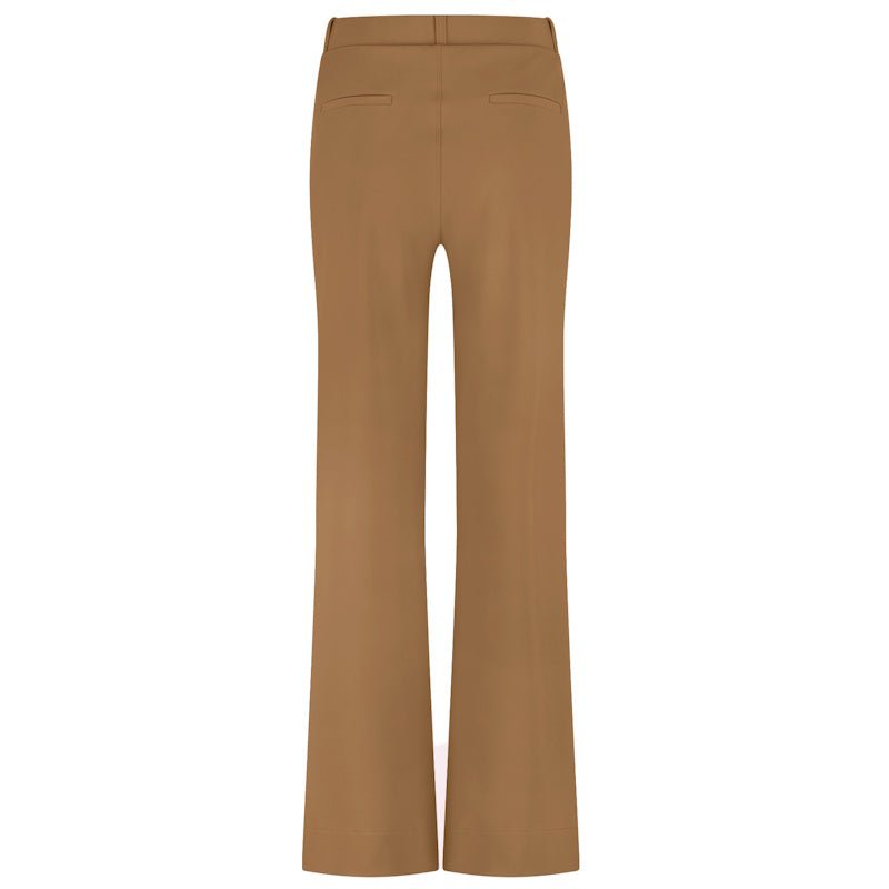 Caramel broek Lexie bonded - Capuchon Fashion