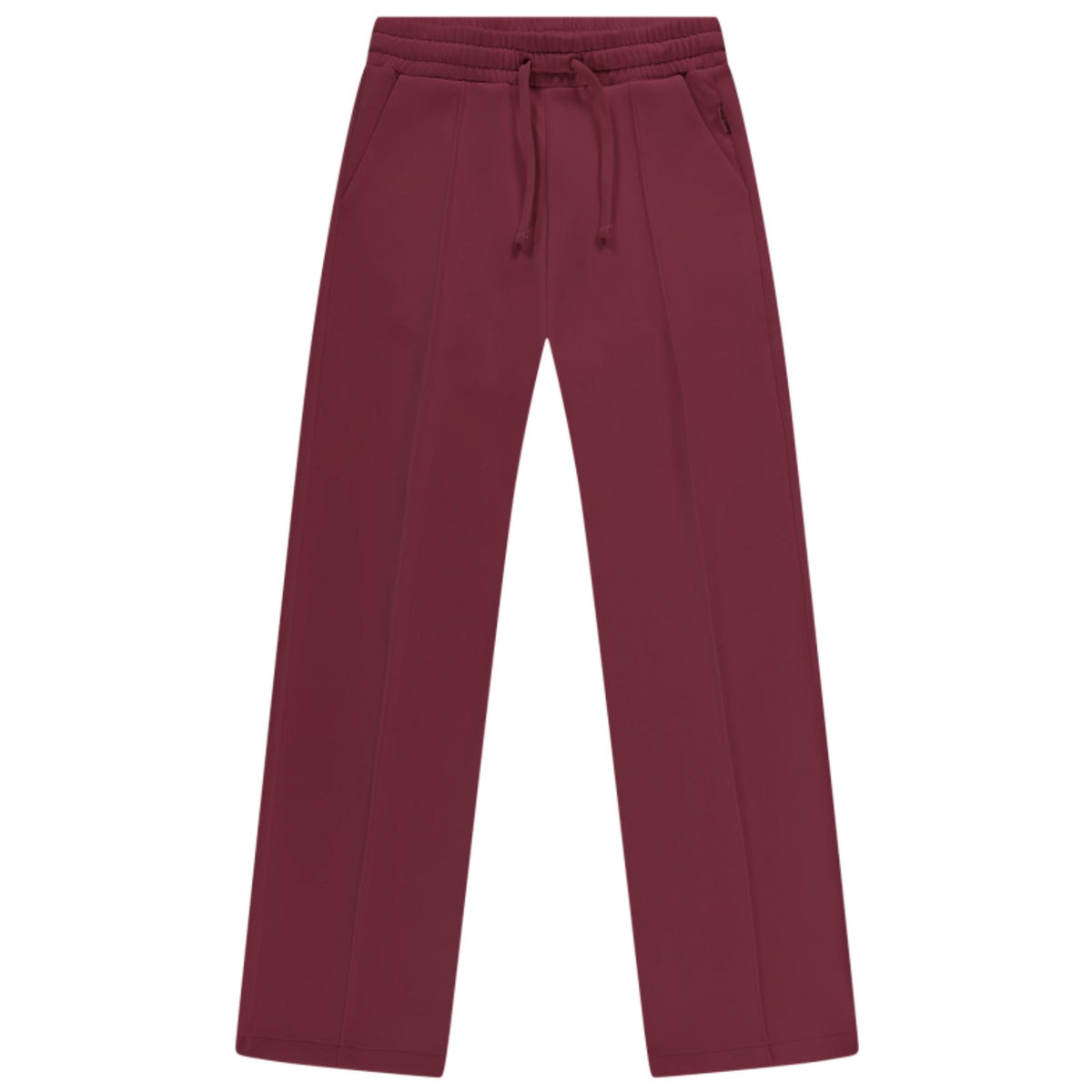 Bordeauxrode straight sweatpant Hannah