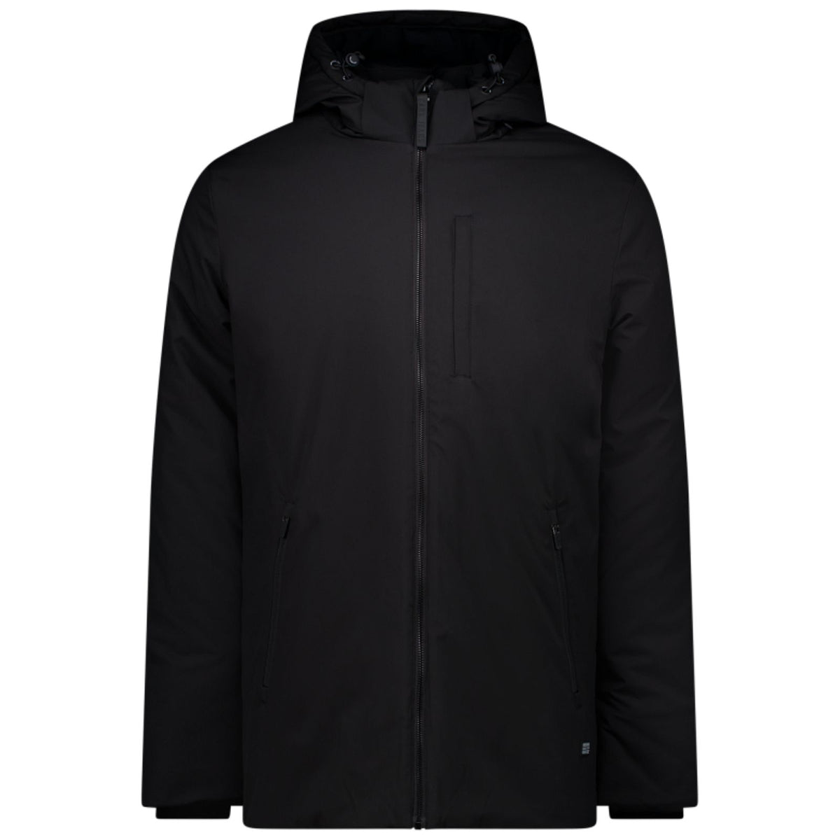 Zwart gewatteerde winter jacket Webber
