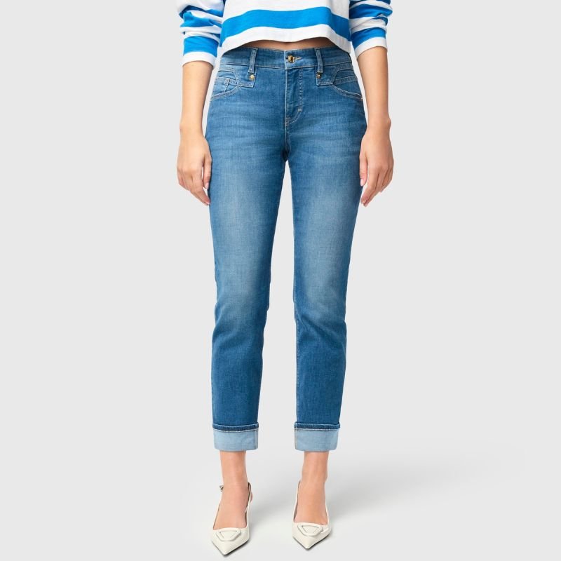 Chic Cobalt Used jeans Rich Slim - Capuchon Fashion