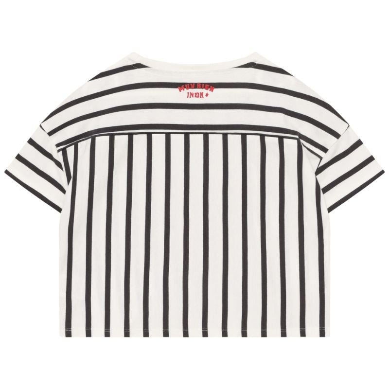 Cloud gestreept t-shirt Vertical 970824 - Capuchon Fashion