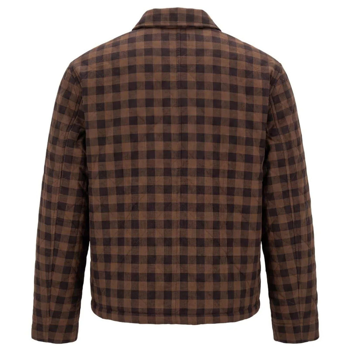 Coffeebruine check jacket 633226 - Capuchon Fashion