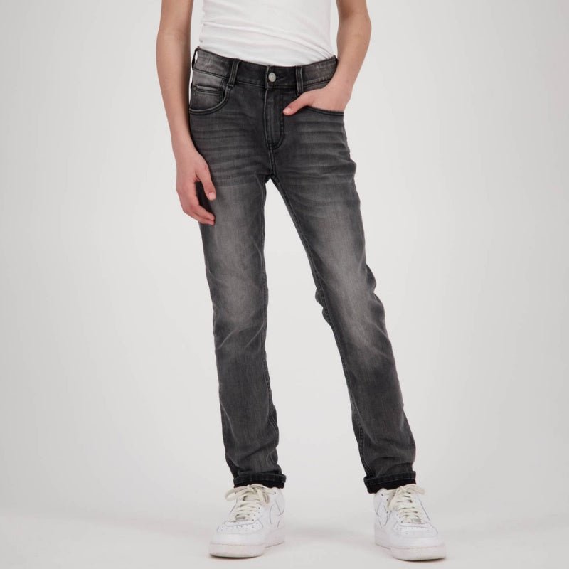 Dark Grey Stone jeans Santiago - Capuchon Fashion