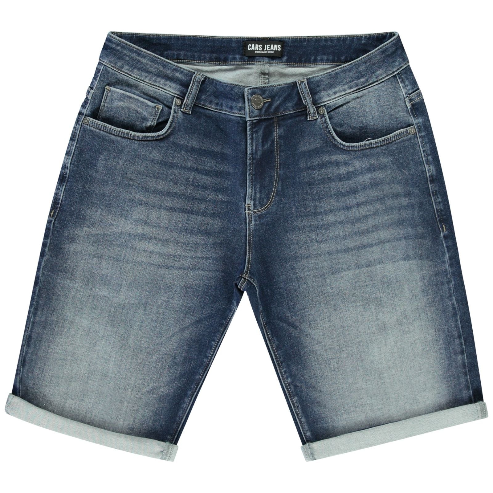 Dark Used denim short California - Capuchon Fashion