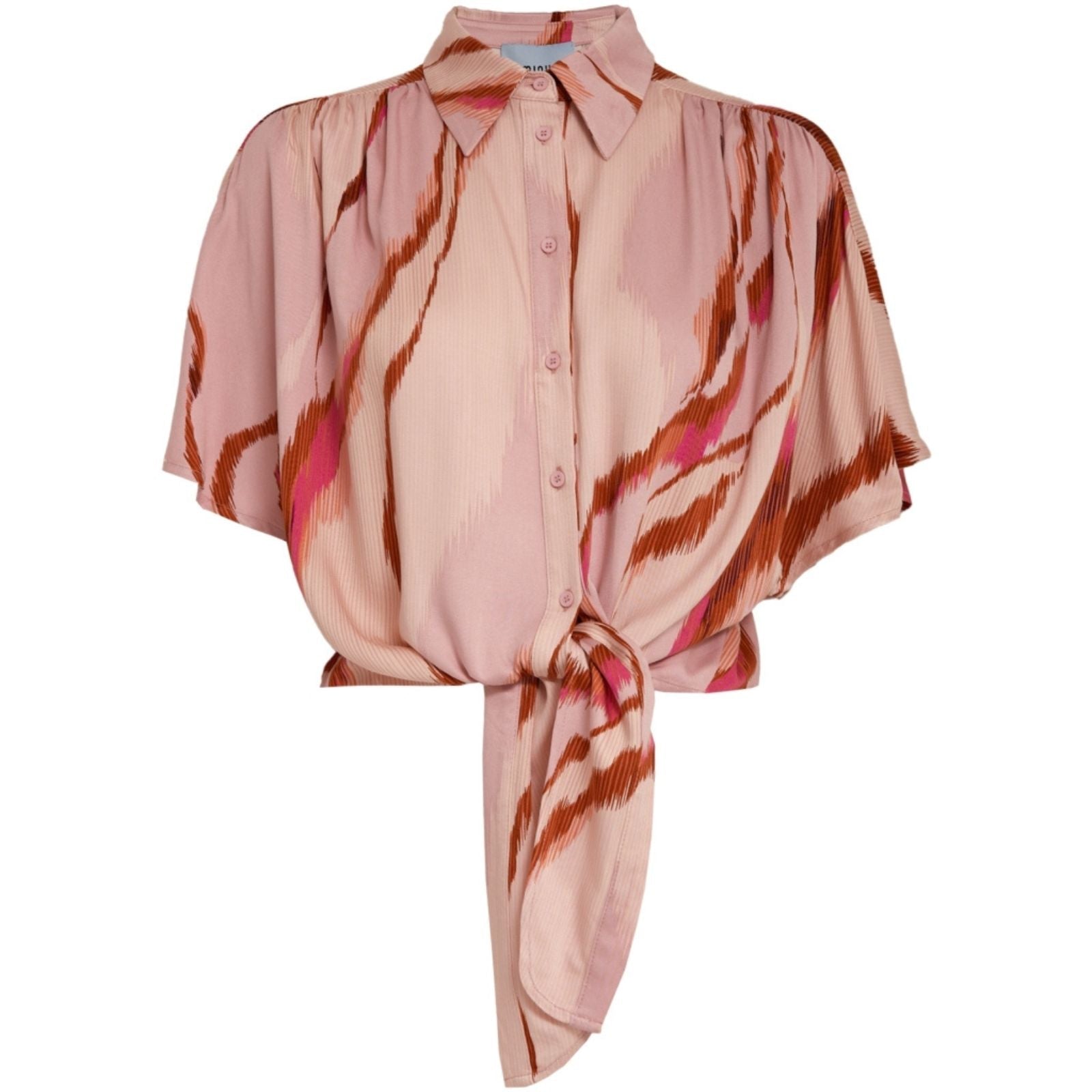 Desert Coral geprint shirt Luana - Capuchon Fashion