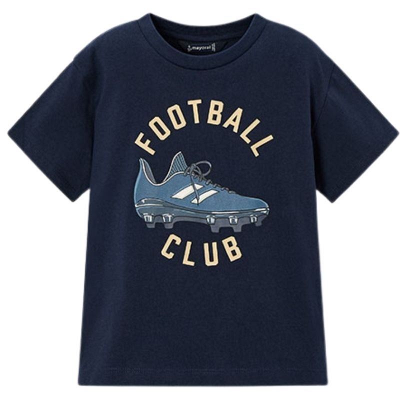Donkerblauw football club t-shirt 3072 - Capuchon Fashion