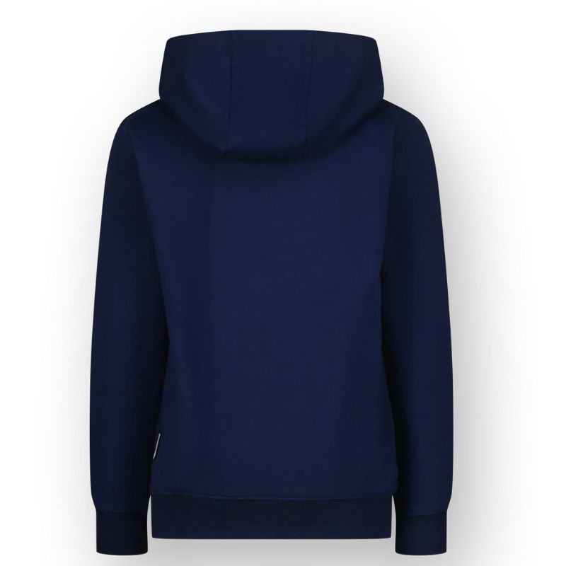 Donkerblauw geprinte hoodie Neale - Capuchon Fashion