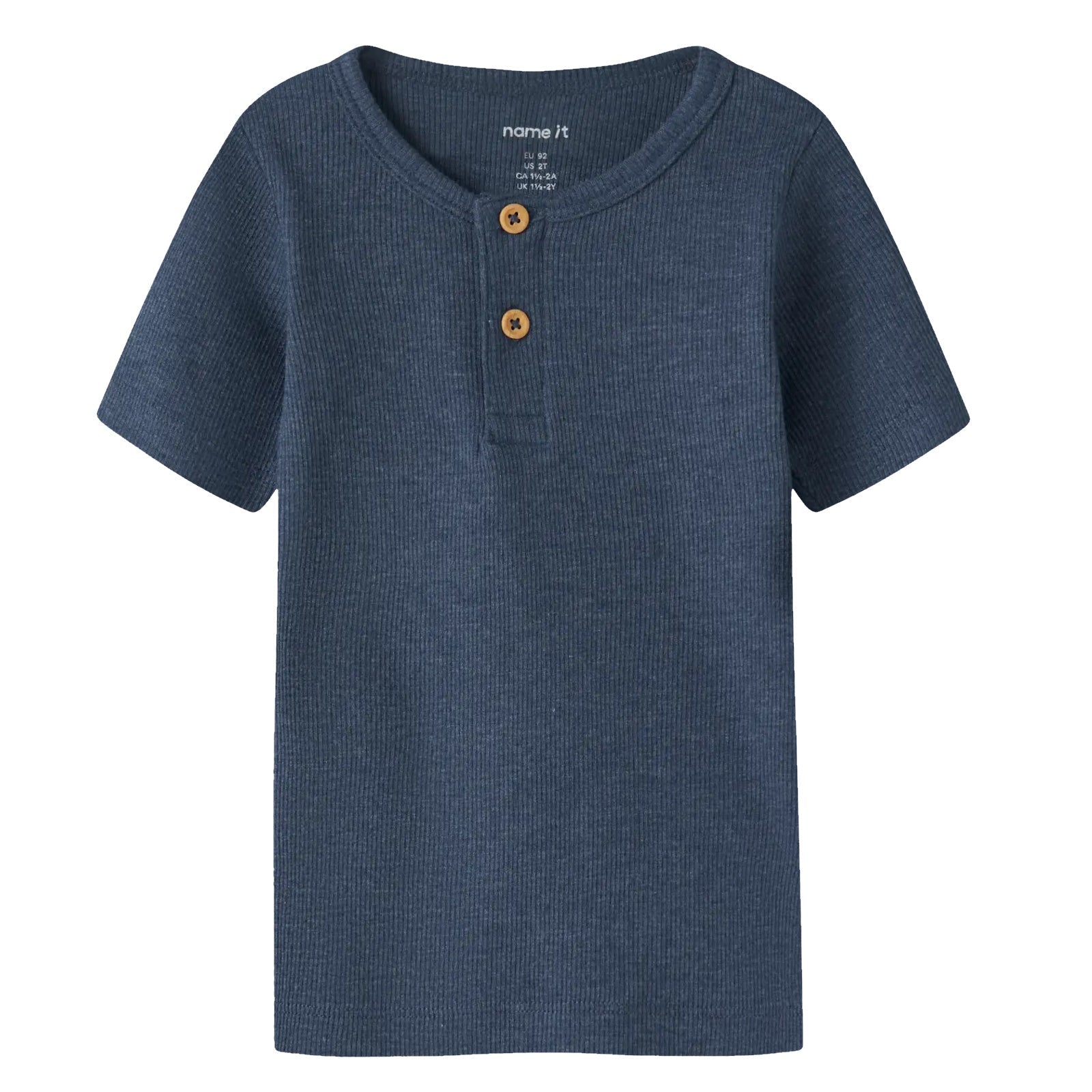 Donkerblauw regular fit t-shirt Kab - Capuchon Fashion