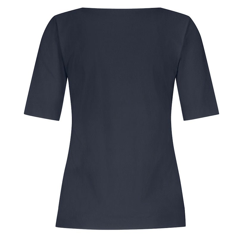 Donkerblauw shirt Sascha - Capuchon Fashion