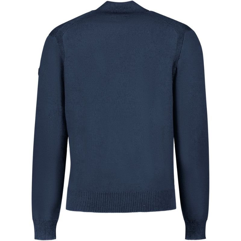 Donkerblauw zipper vest Taynor - Capuchon Fashion