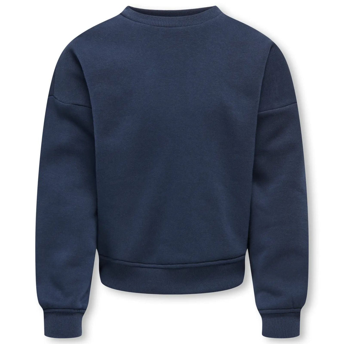 Donkerblauwe backprint sweater Sweat - Capuchon Fashion
