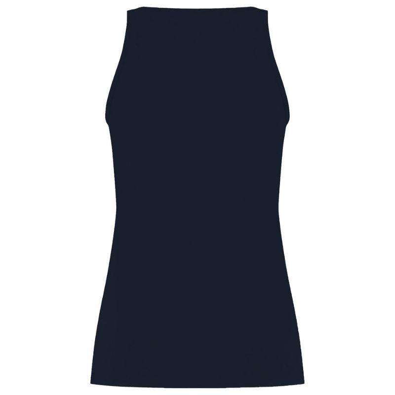 Donkerblauwe basic travel top Nova - Capuchon Fashion