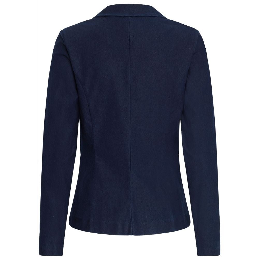 Donkerblauwe blazer Kate Denim - Capuchon Fashion