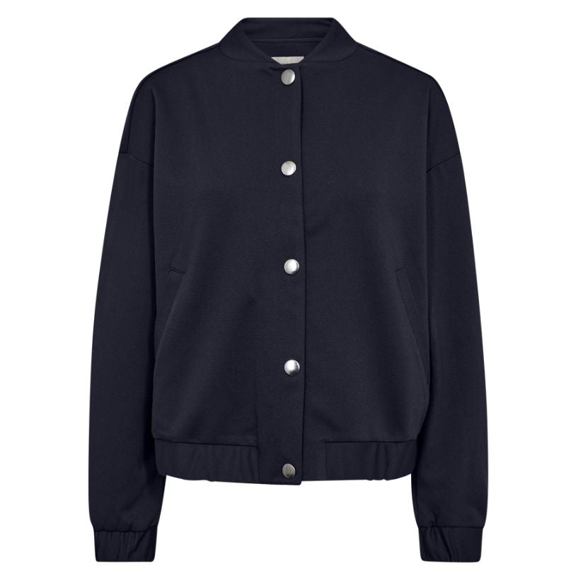 Donkerblauwe bomber jacket Naya - Capuchon Fashion