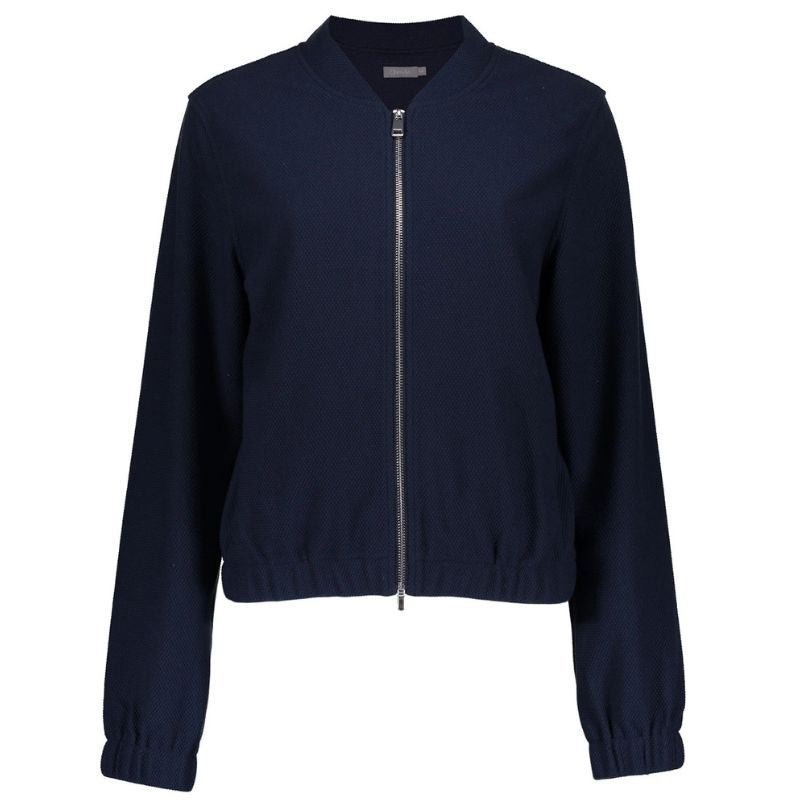 Donkerblauwe comfy bomber 55060 - Capuchon Fashion