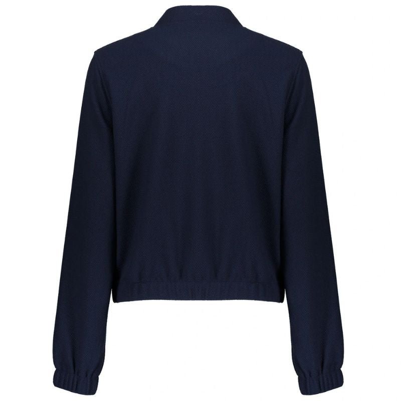 Donkerblauwe comfy bomber 55060 - Capuchon Fashion