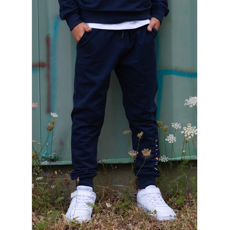 Donkerblauwe jogpant Embro - Capuchon Fashion