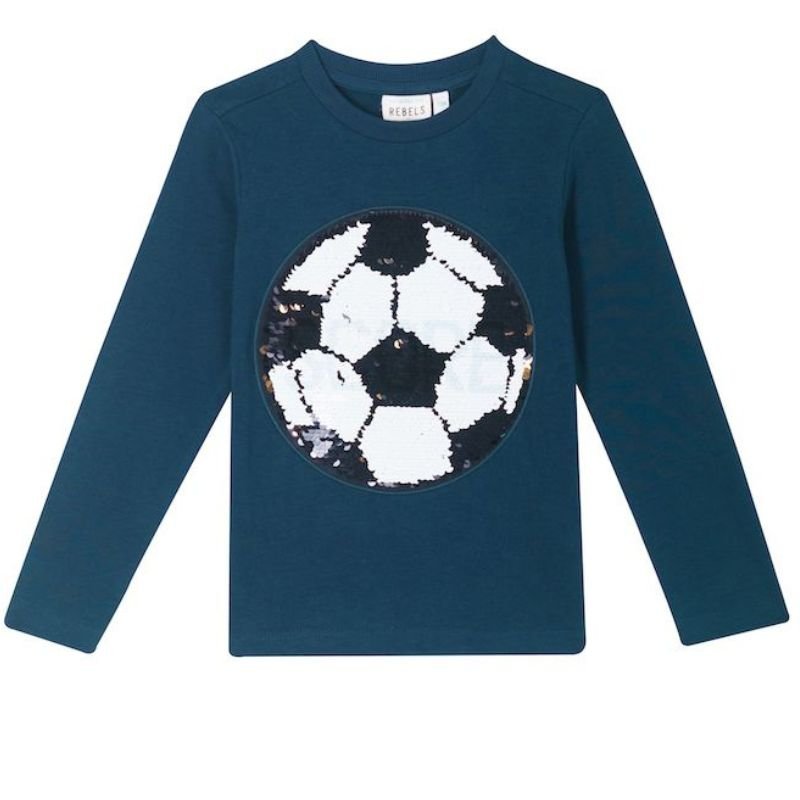 Donkerblauwe longsleeve Durban - Capuchon Fashion