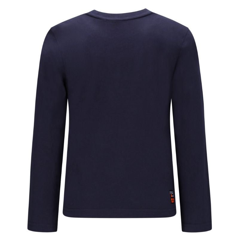 Donkerblauwe longsleeve Mason - Capuchon Fashion
