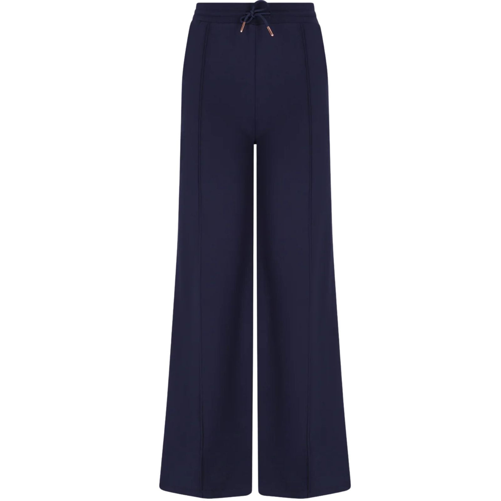 Donkerblauwe palazzo pantalon Sylvie - Capuchon Fashion