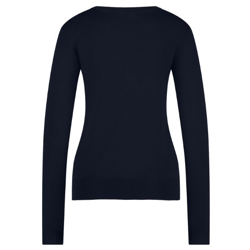 Donkerblauwe pullover Lana - Capuchon Fashion