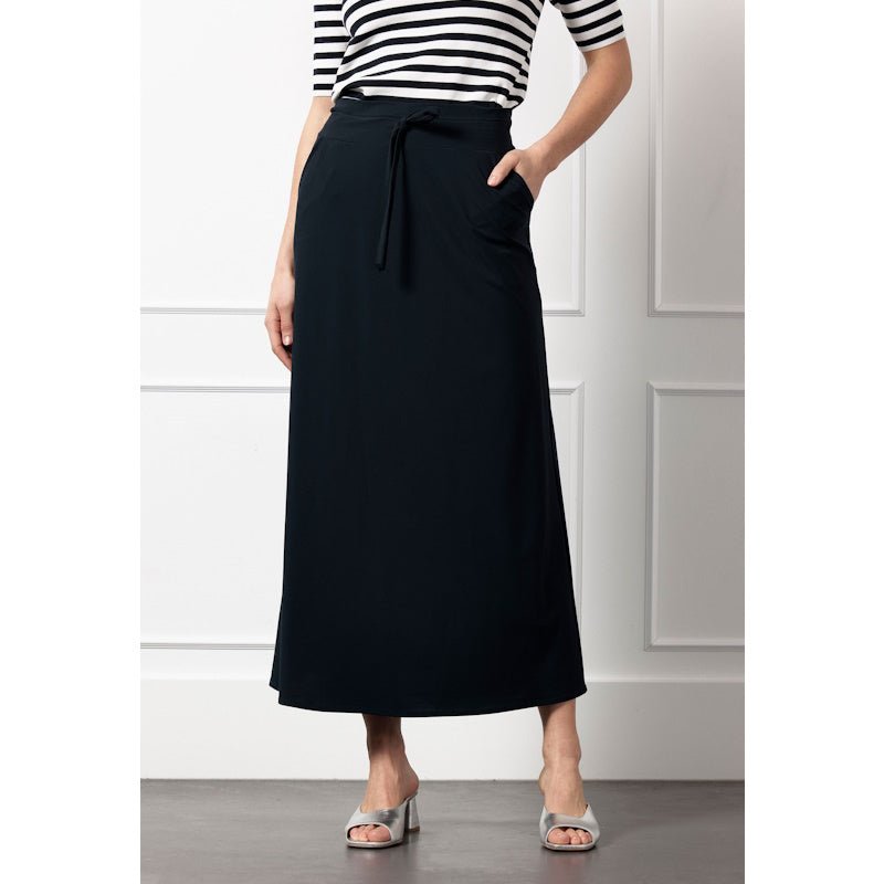 Donkerblauwe rok Chloe - Capuchon Fashion