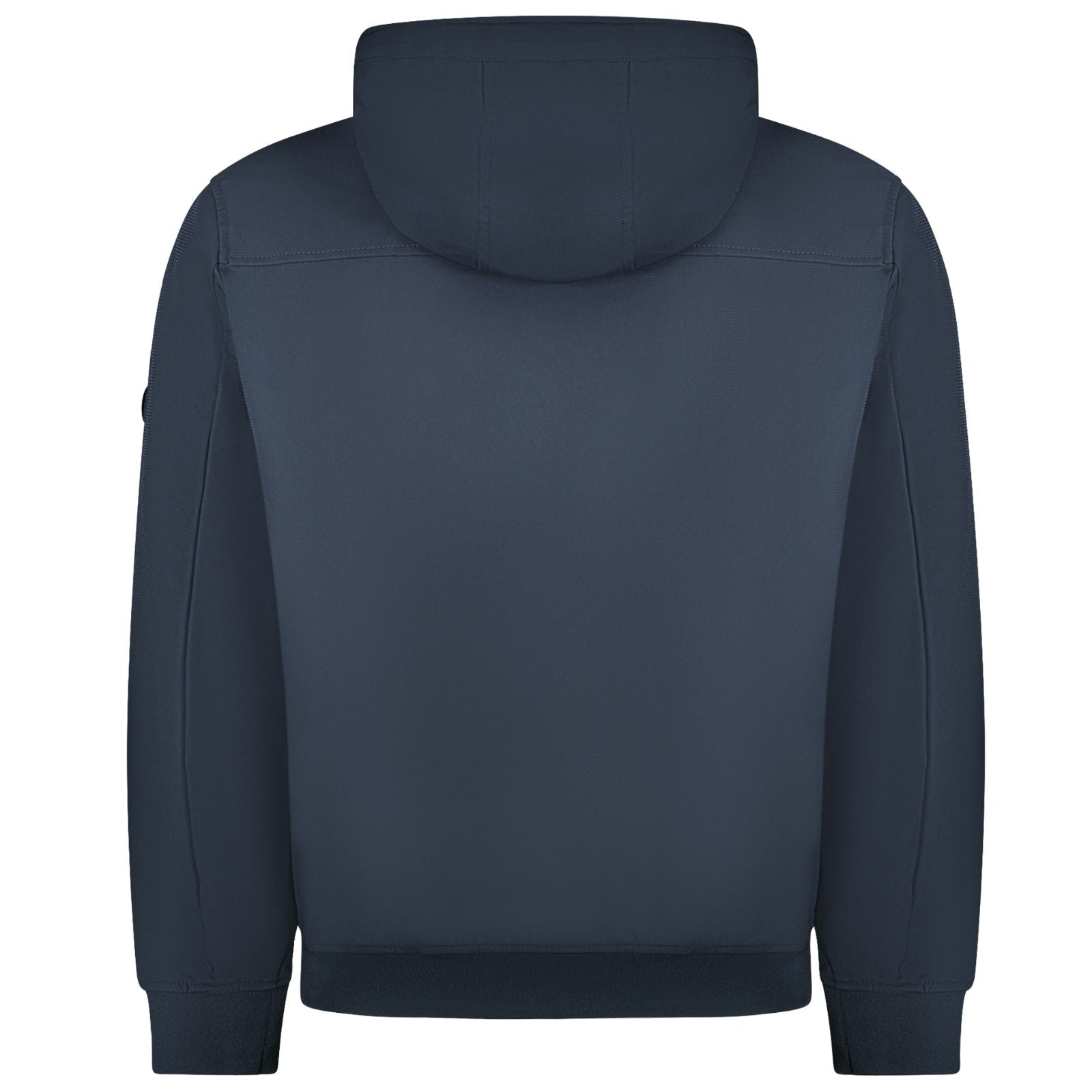 Donkerblauwe softshell jacket Yoezo - Capuchon Fashion