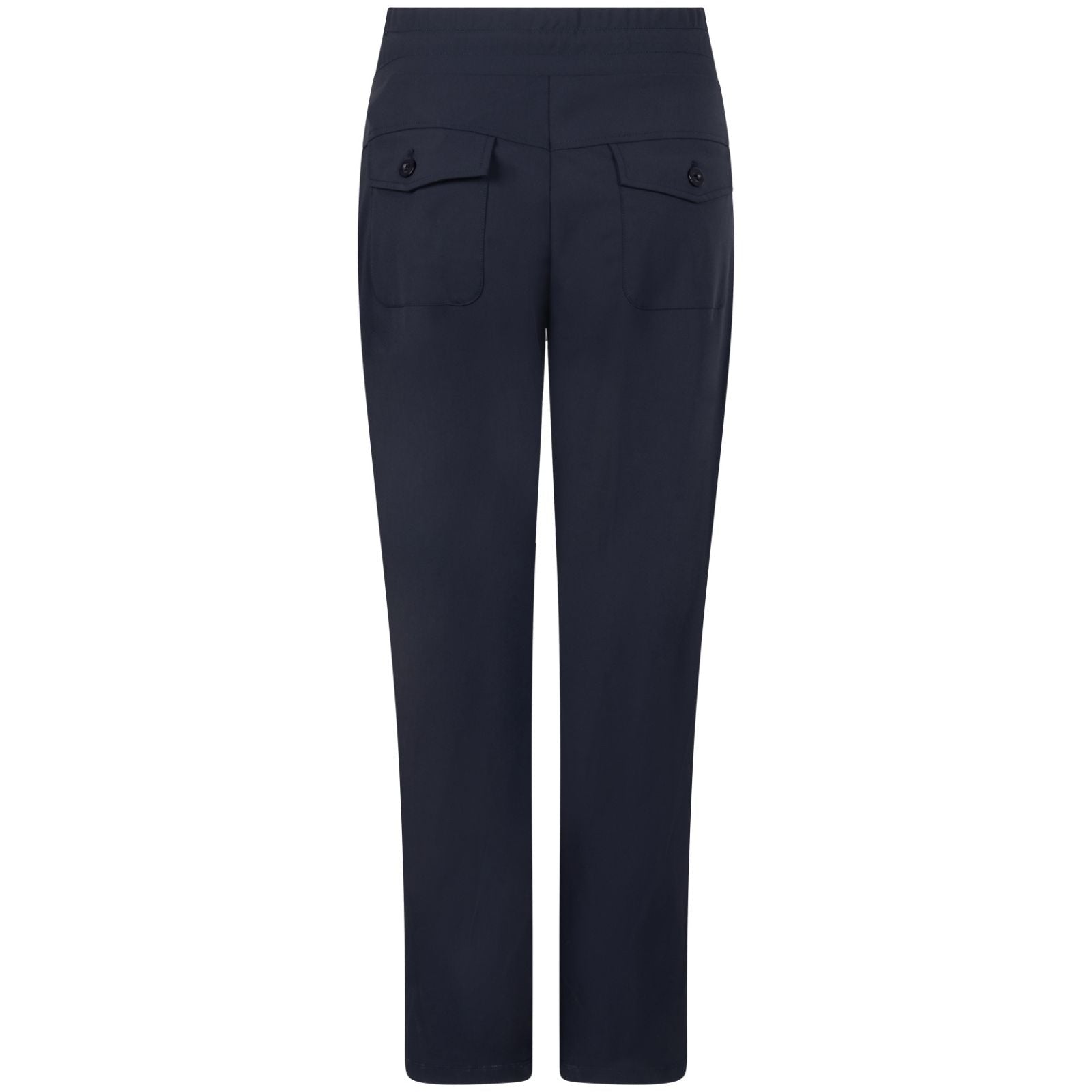 Donkerblauwe sporty travel broek Joy - Capuchon Fashion