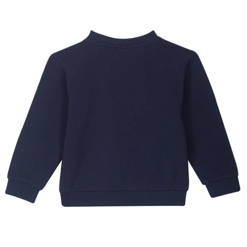 Donkerblauwe sweater Giselle - Capuchon Fashion
