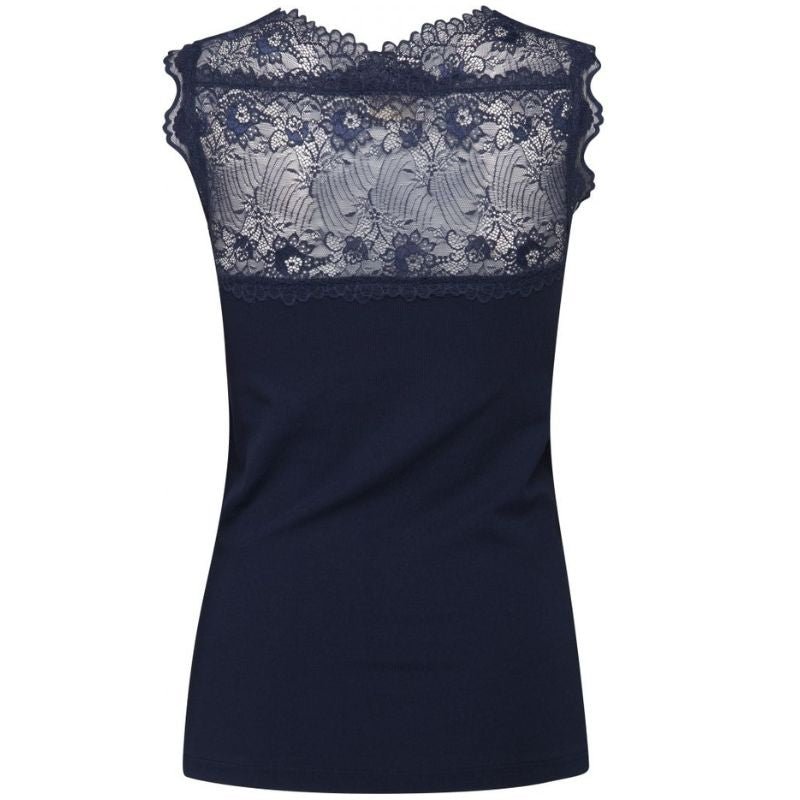 Donkerblauwe top Vanessa - Capuchon Fashion