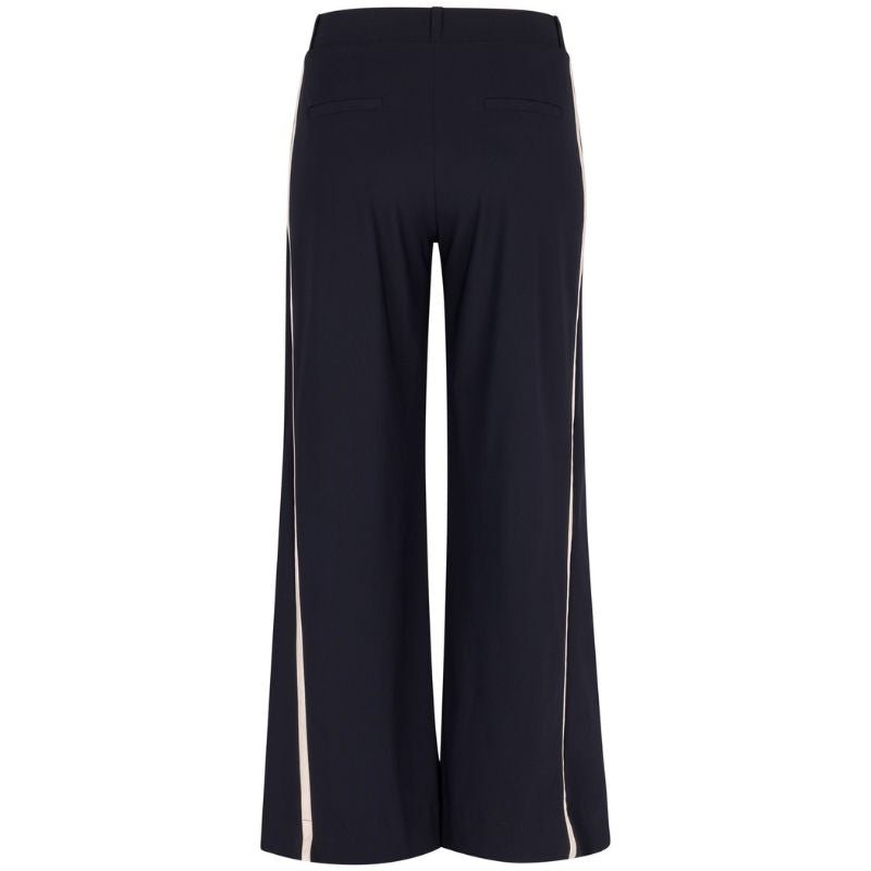 Donkerblauwe travel trousers Levie - Capuchon Fashion