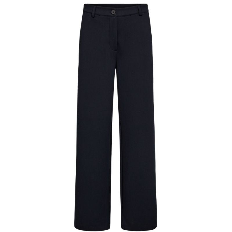 Donkerblauwe wide leg pantalon Nanni - Capuchon Fashion