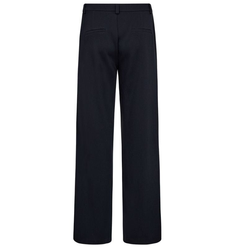Donkerblauwe wide leg pantalon Nanni - Capuchon Fashion