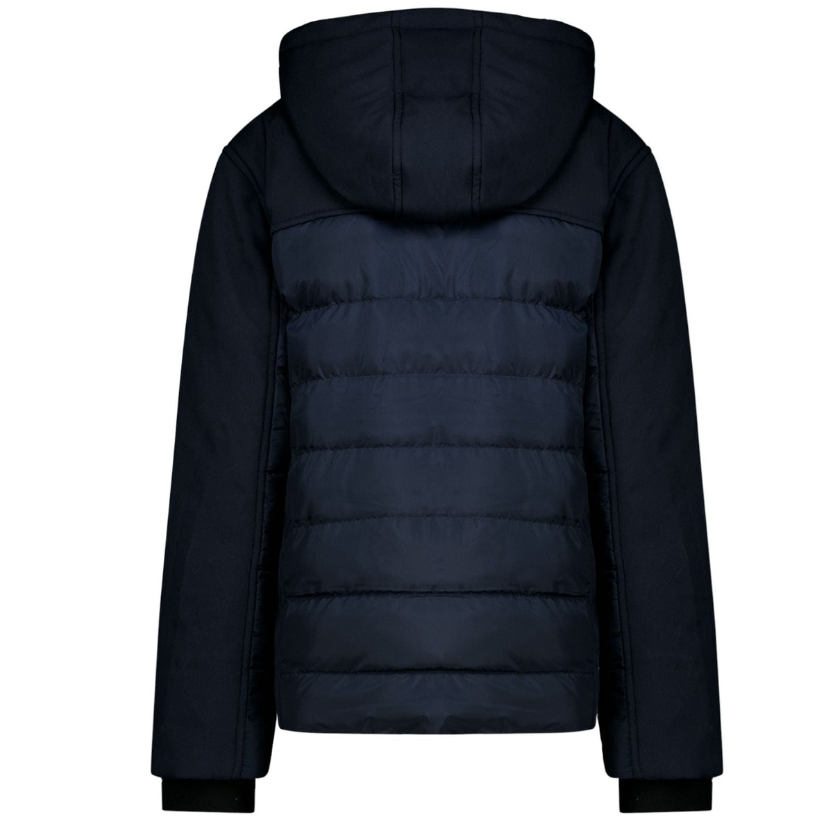 Donkerblauwe winter jacket Trison - Capuchon Fashion