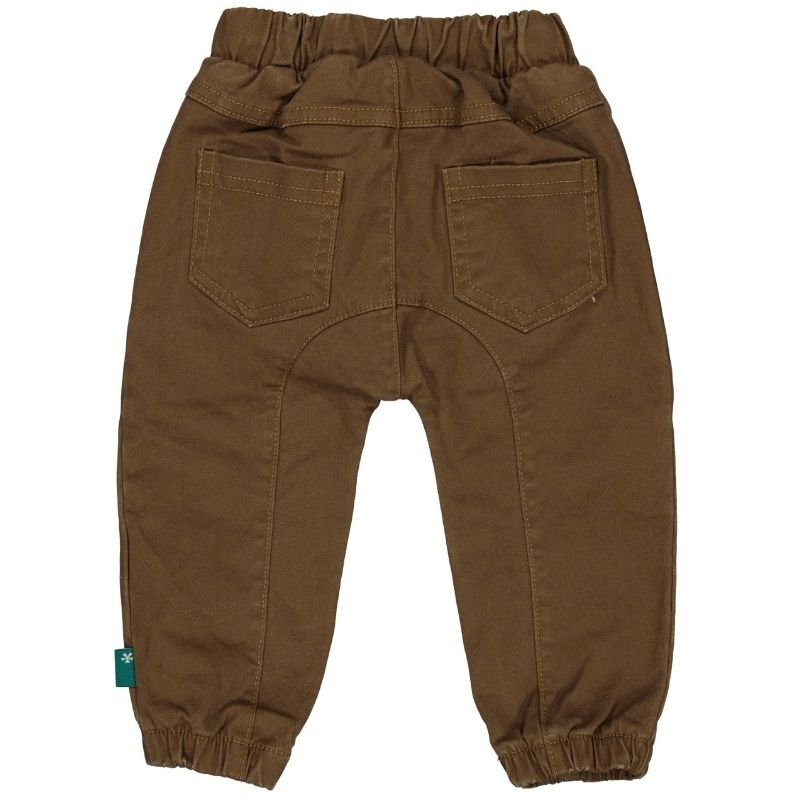 Donkerbruin broekje Woven 261018 - Capuchon Fashion