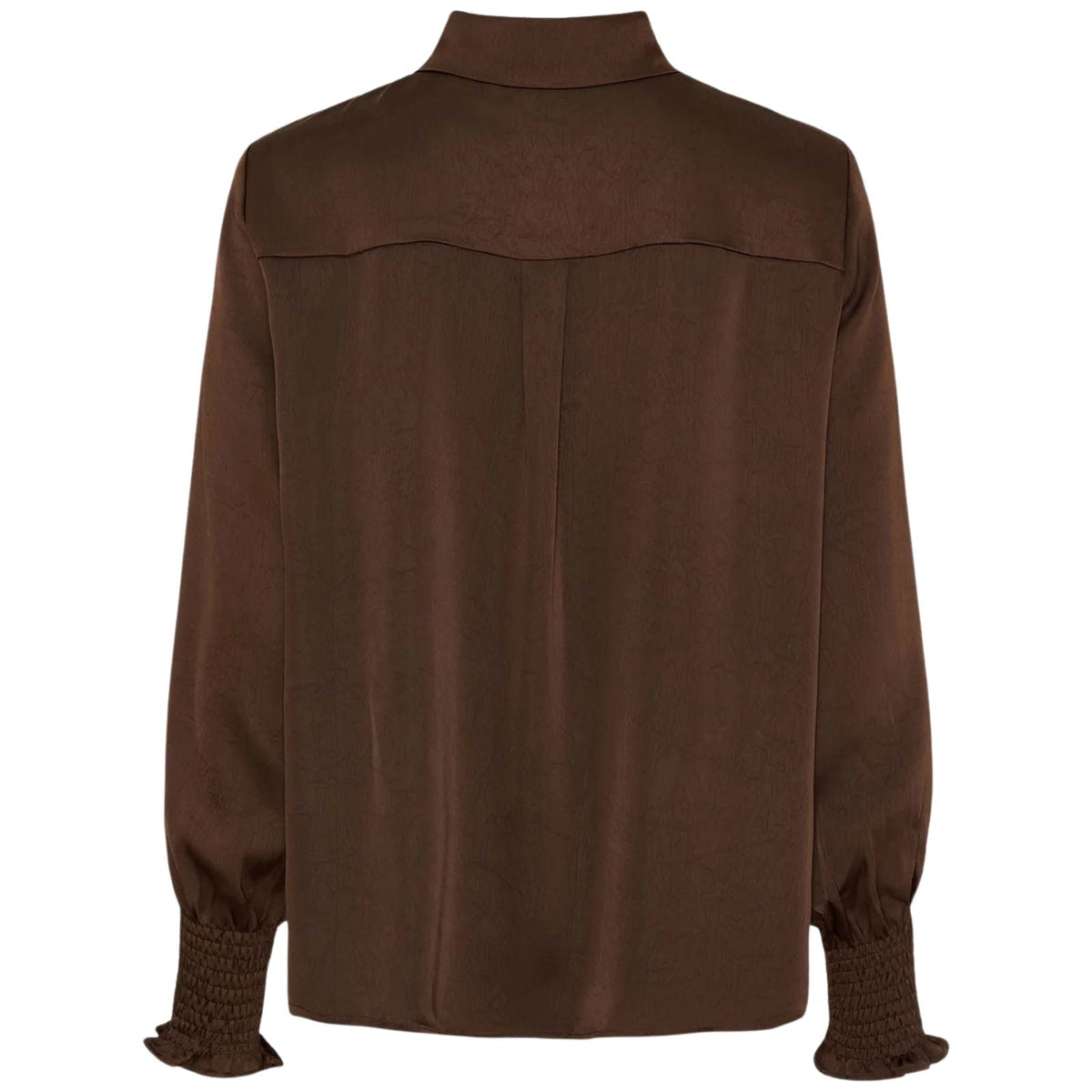 Donkerbruin shirt Nanina Smock - Capuchon Fashion