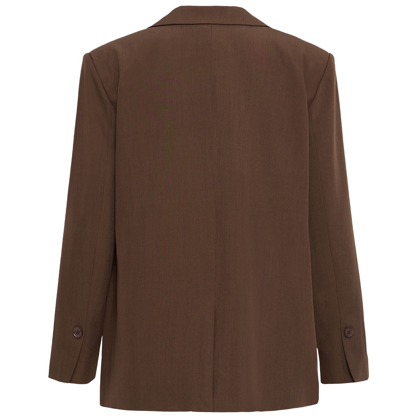 Donkerbruine oversized blazer Fava - Capuchon Fashion