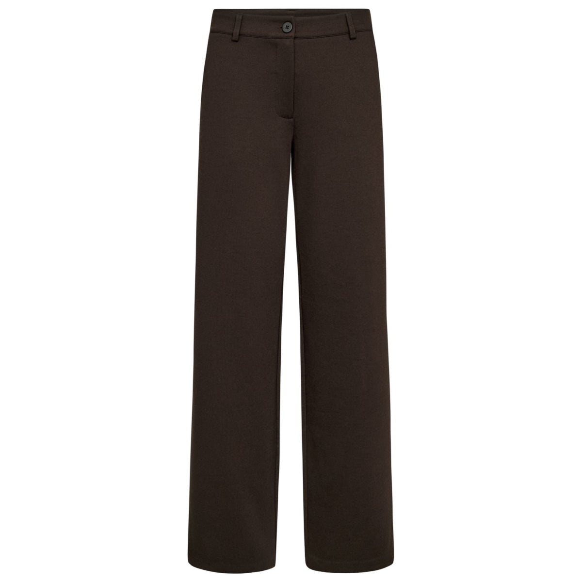 Donkerbruine wide fit pantalon Nanni - Capuchon Fashion