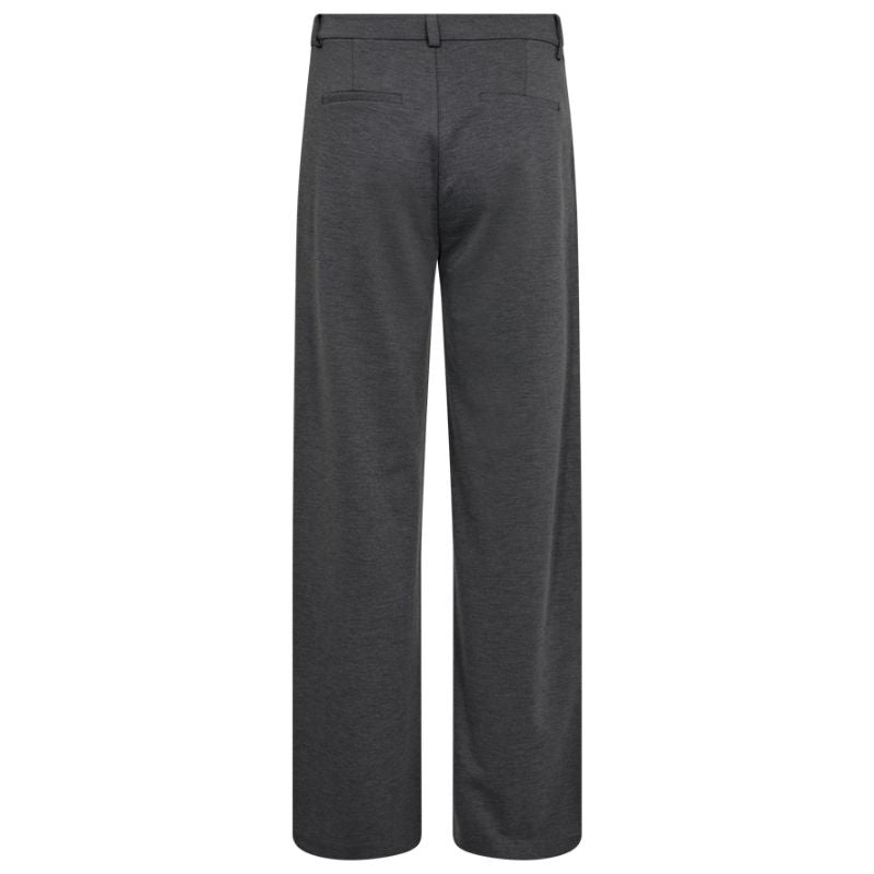 Donkergrijze wide leg pantalon Nanni - Capuchon Fashion