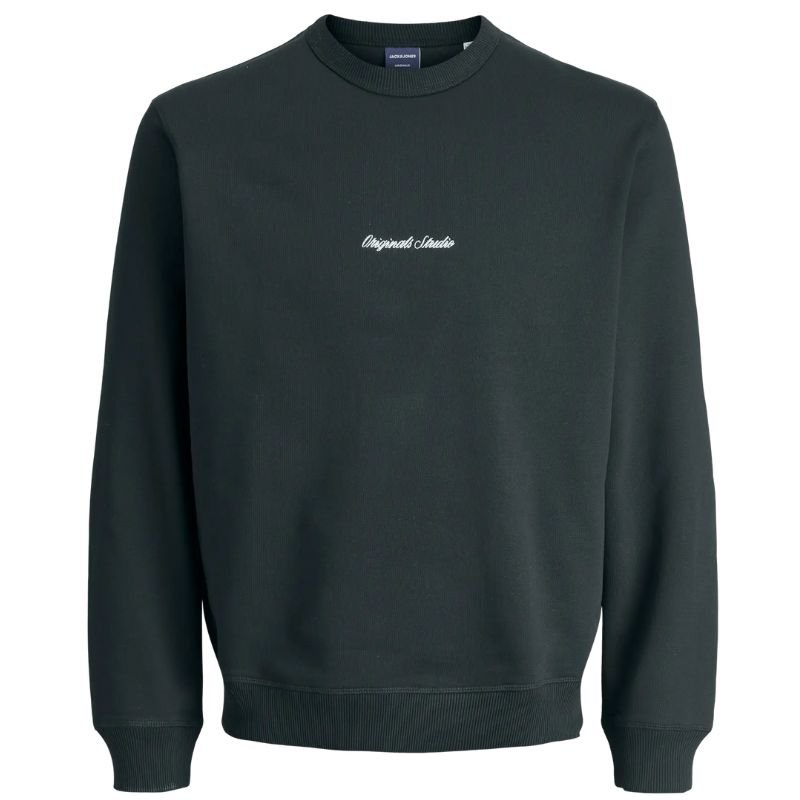 Donkergroene sweater crew Norrebro - Capuchon Fashion