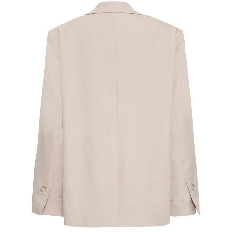 Dove Melange woven oversized blazer Fava - Capuchon Fashion