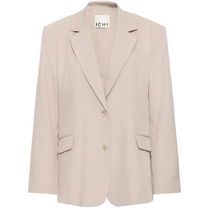 Dove Melange woven oversized blazer Fava - Capuchon Fashion