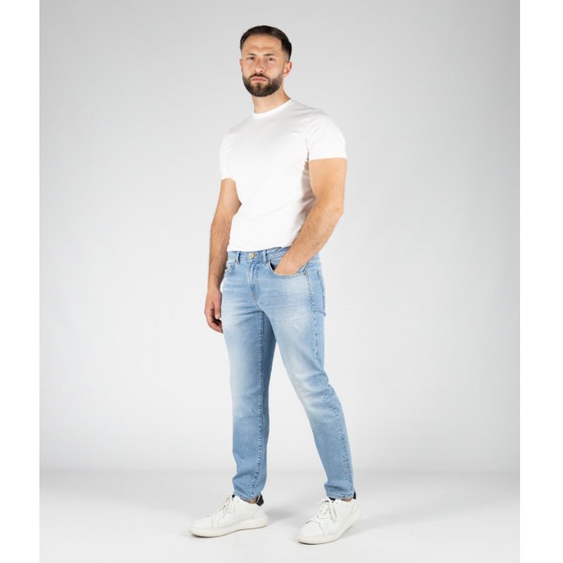 Dragon Blue tapered jeans Alf - Capuchon Fashion