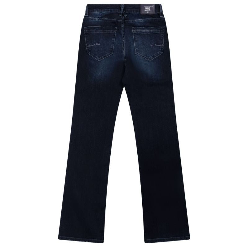 Effect Blue bootcut jeans Sina - Capuchon Fashion