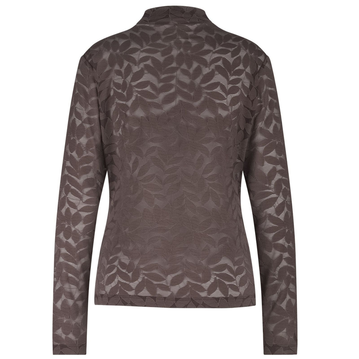 Espresso kanten top Reagan lace - Capuchon Fashion