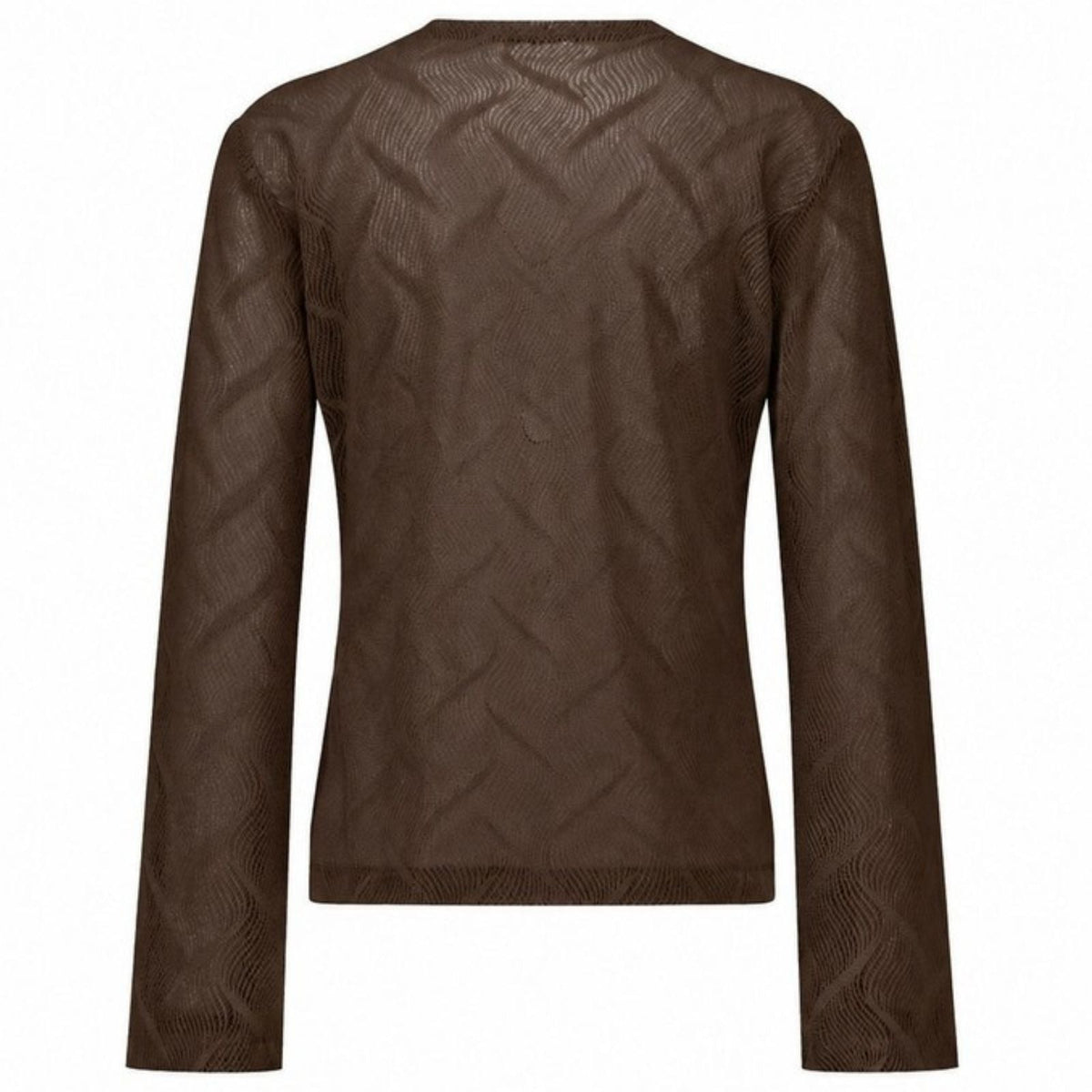 Espresso lace top Reagan Flaire - Capuchon Fashion